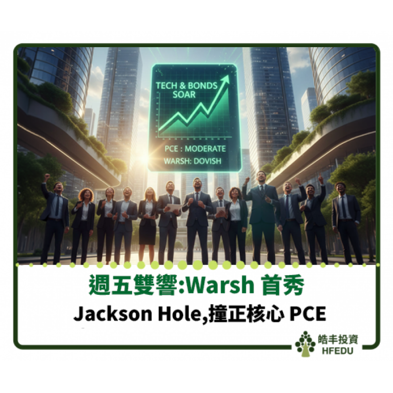 【週五雙響:Warsh 首秀 Jackson Hole,撞正核心 PCE】